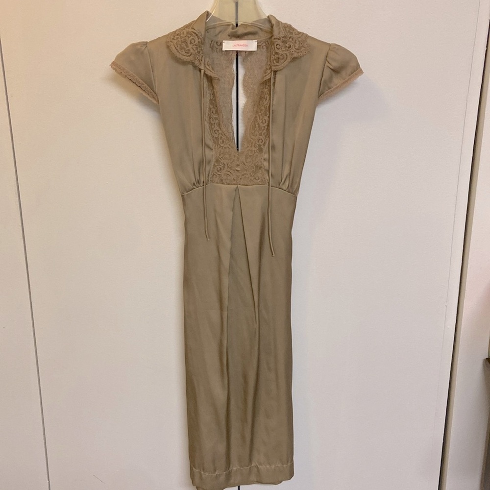 Made in Italy Lace lounge dress slip pajama sleepwear loungewear sexy vintage